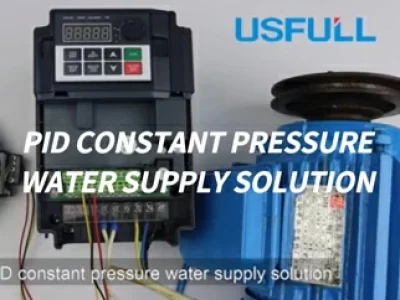 PID constant pressure control for VFD